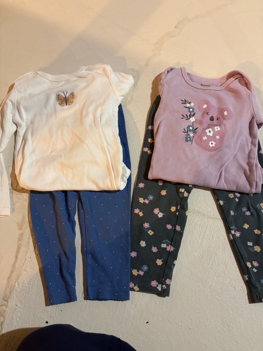 Toddler Long-Sleeve & Leggings Set - Butterfly & Koala Prints